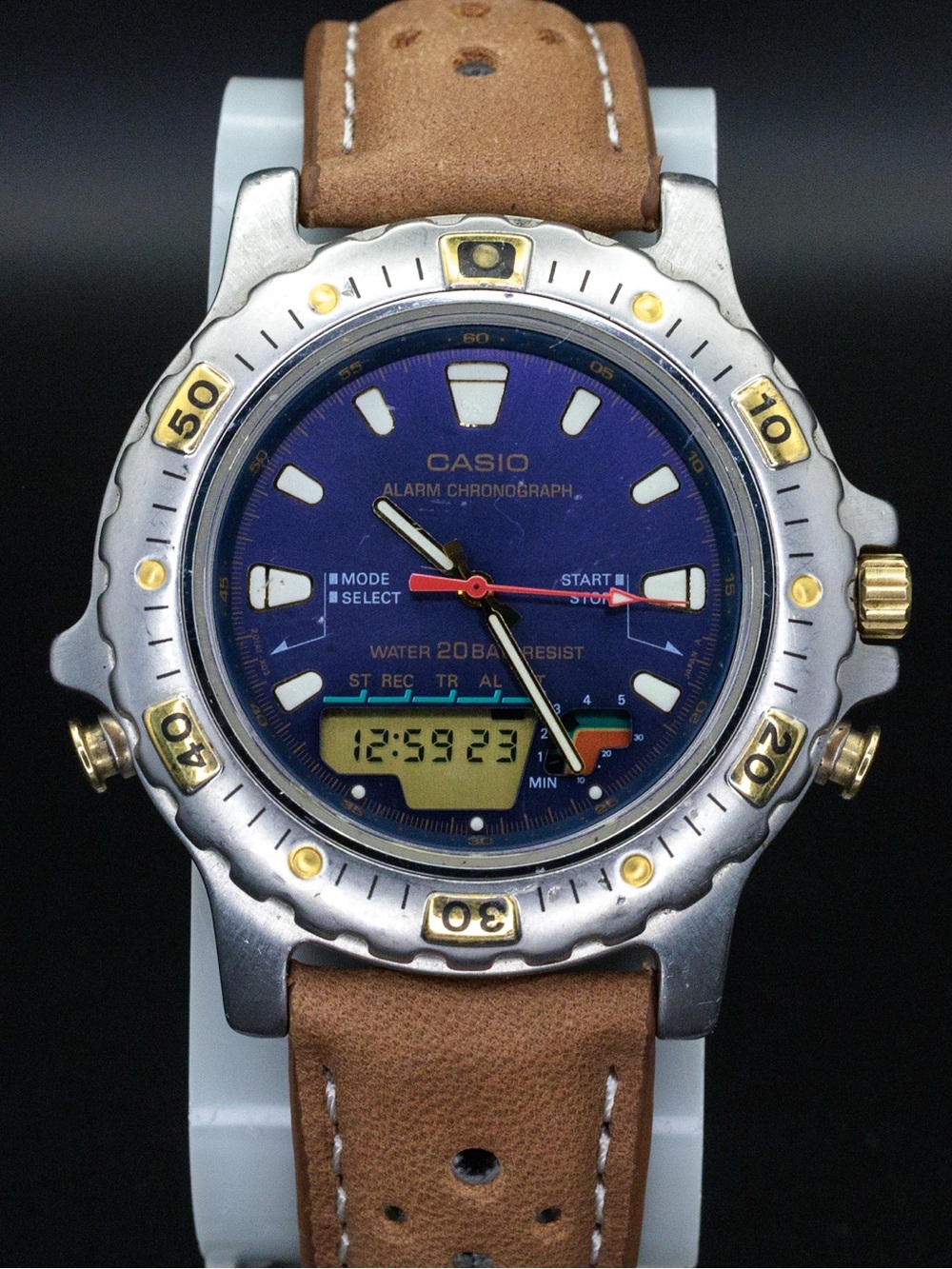 Casio Rare Marlin AD-724 Vintage Analog Digital JDM Import Watch